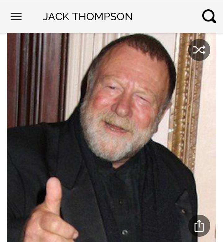 Happy birthday to this great actor.  Happy birthday to Jack Thompson 