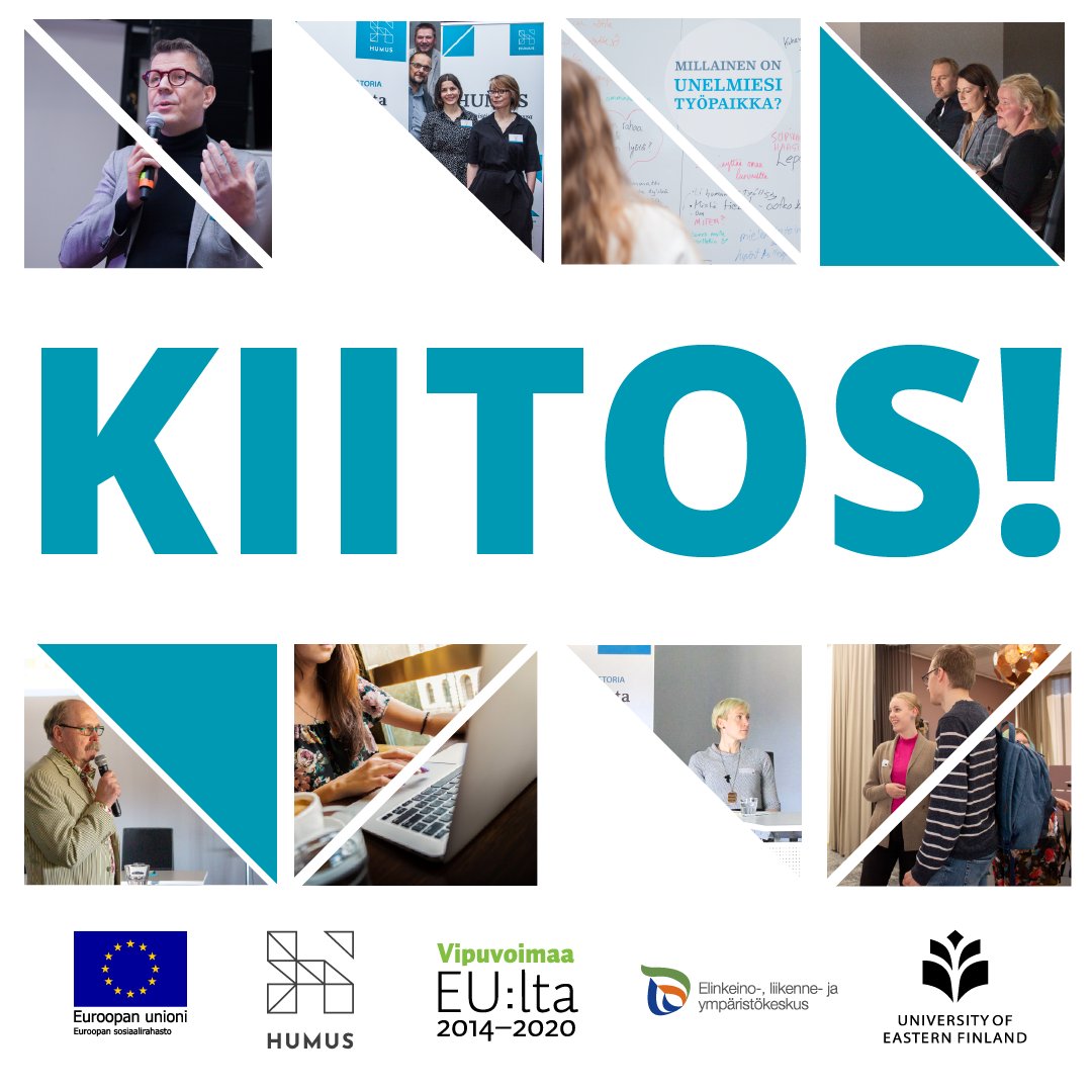 Suuret kiitokset kaikille HUMUS-hankkeen toimintaan mukaan lähteneille organisaatioille! Kiitos myös tilaisuuksiin ja ohjelmiin osallistuneille opiskelijoille ja työelämän edustajille! Saimme yhdessä aikaan antoisan hankkeen.