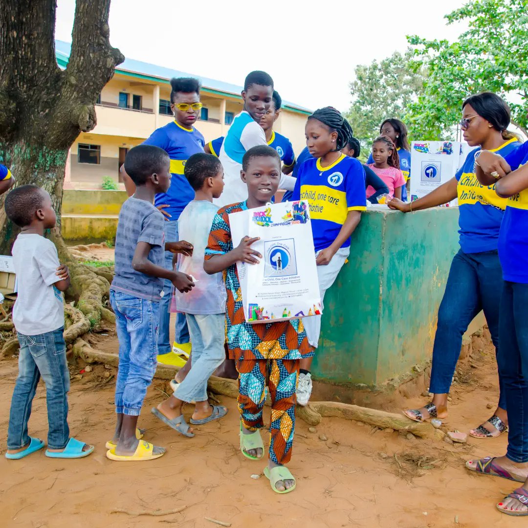 onechildonecare's tweet photo. Their smiles, their joy😊!
Call - 09031939864 for more details.
#OneChildOneCareInitiative
#SchoolSupportCampaign
#EducationalMaterials
#Supportforlessprivileged
#SupportForChildren
#SocialImpact
#NGOs
#NGOsInLagos
#SDGs https://t.co/PRVi5a0RZz