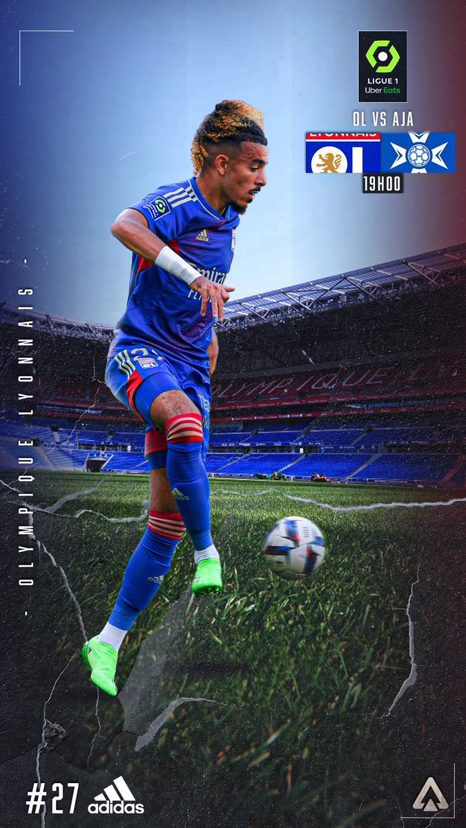 ACM_COMMUNITY's tweet photo. MATCH DAY ❤️💙 

@OL x @gusto_malo #OL #Ligue1UberEats https://t.co/5F2Q164dwb