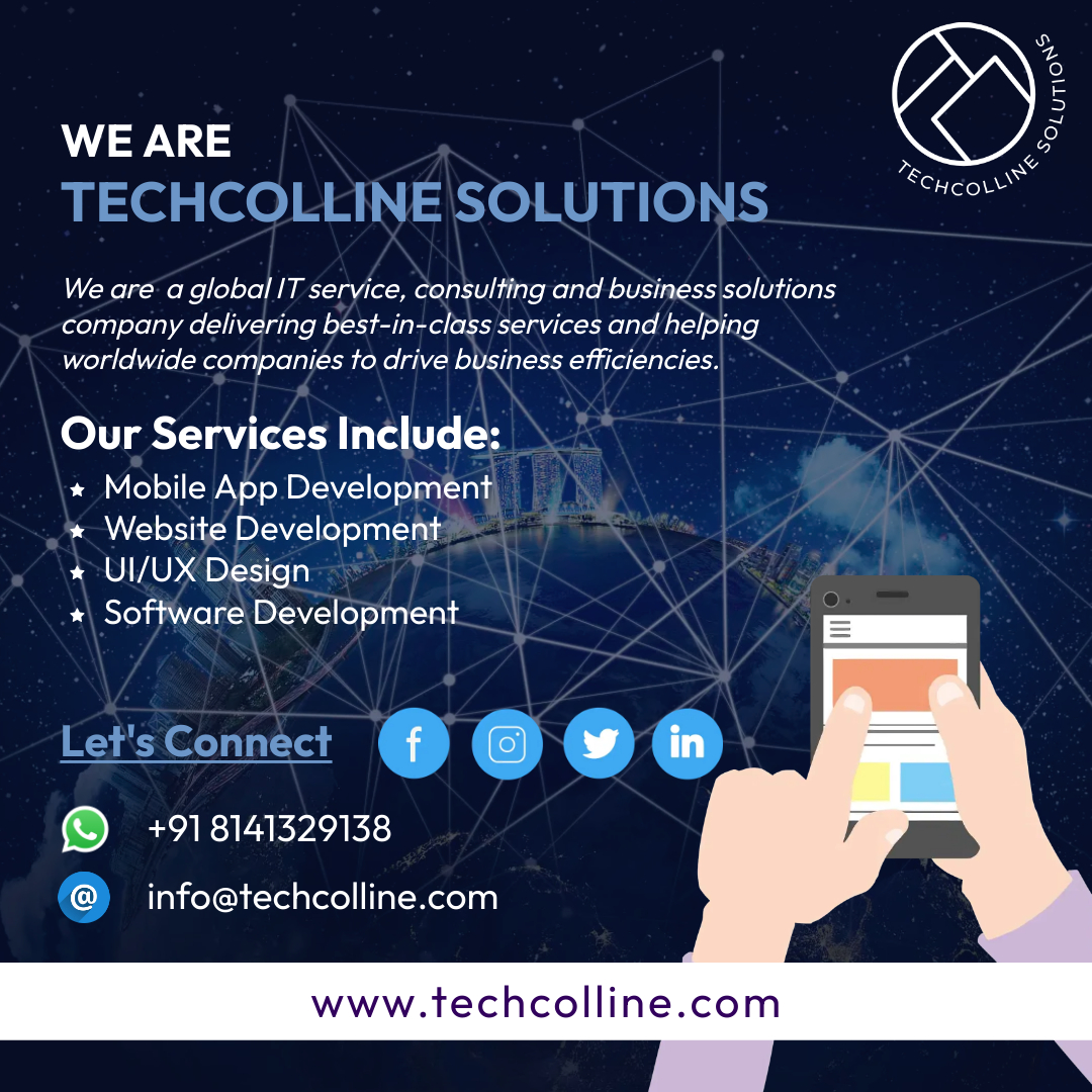 TechcollineS's tweet image. We build revolutionary #Website &amp;amp; #mobileapp products for #businesses.

Get free consultation and let us know your project idea to turn it into an amazing digital product.

#webdevelopment #webdesign #mobileappdevelopment #uiux #softwaredevelopment #ITConsulting #ITServices #tech