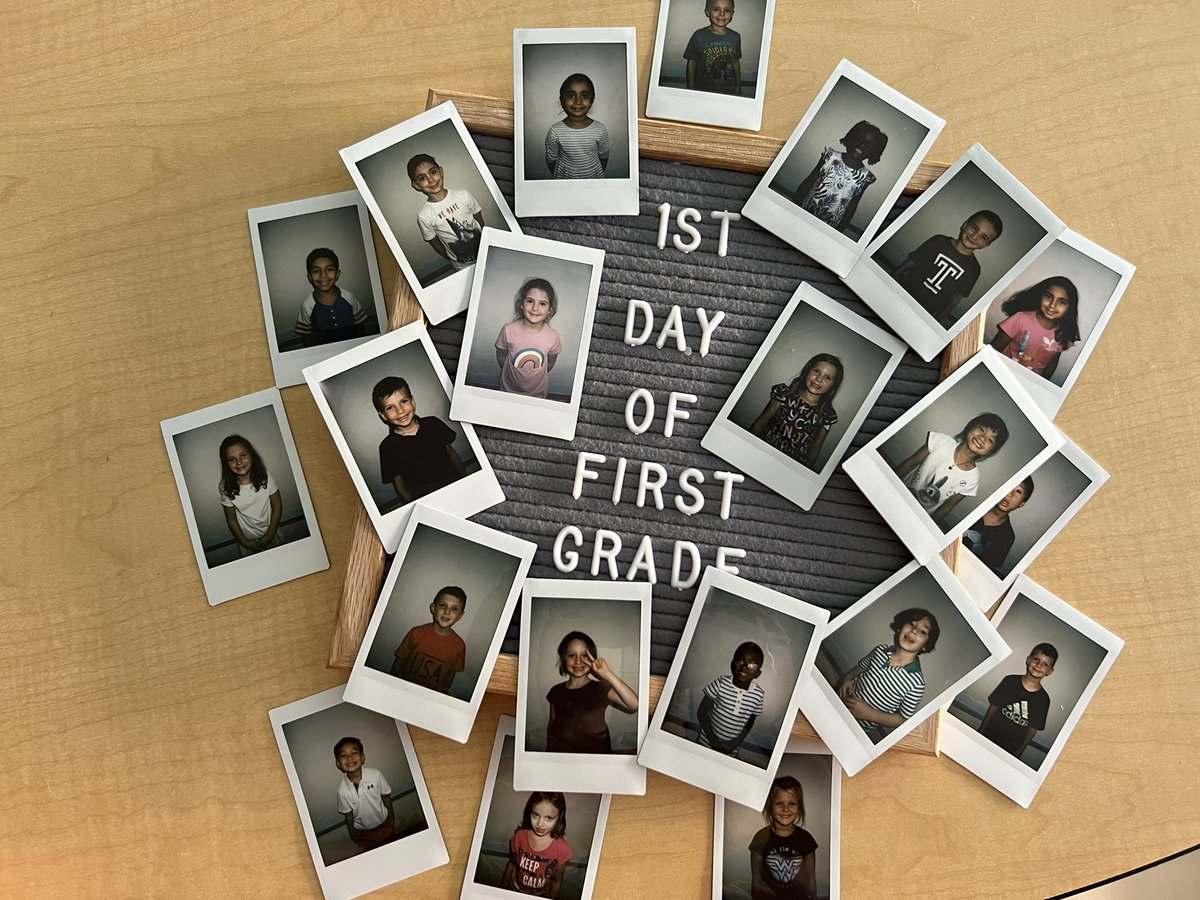 We had a great first day in 1st! Can’t wait to see what the rest of the week brings!
