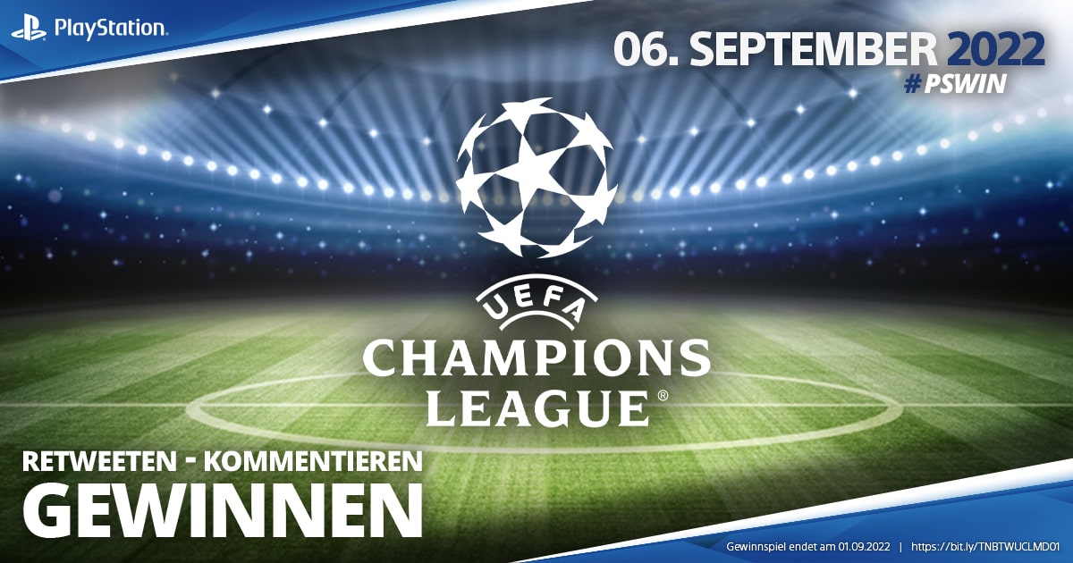 Wir verlosen je 2 Tix für diese UCL-Spiele:

Borussia Dortmund vs. FC Copenhagen
RB Leipzig vs. Shakhtar Donetsk
FC Red Bull Salzburg vs. AC Milan
Eintracht Frankfurt vs. Sporting Lissabon

Antwortet mit #PSWIN, zu welchem ihr wollt!