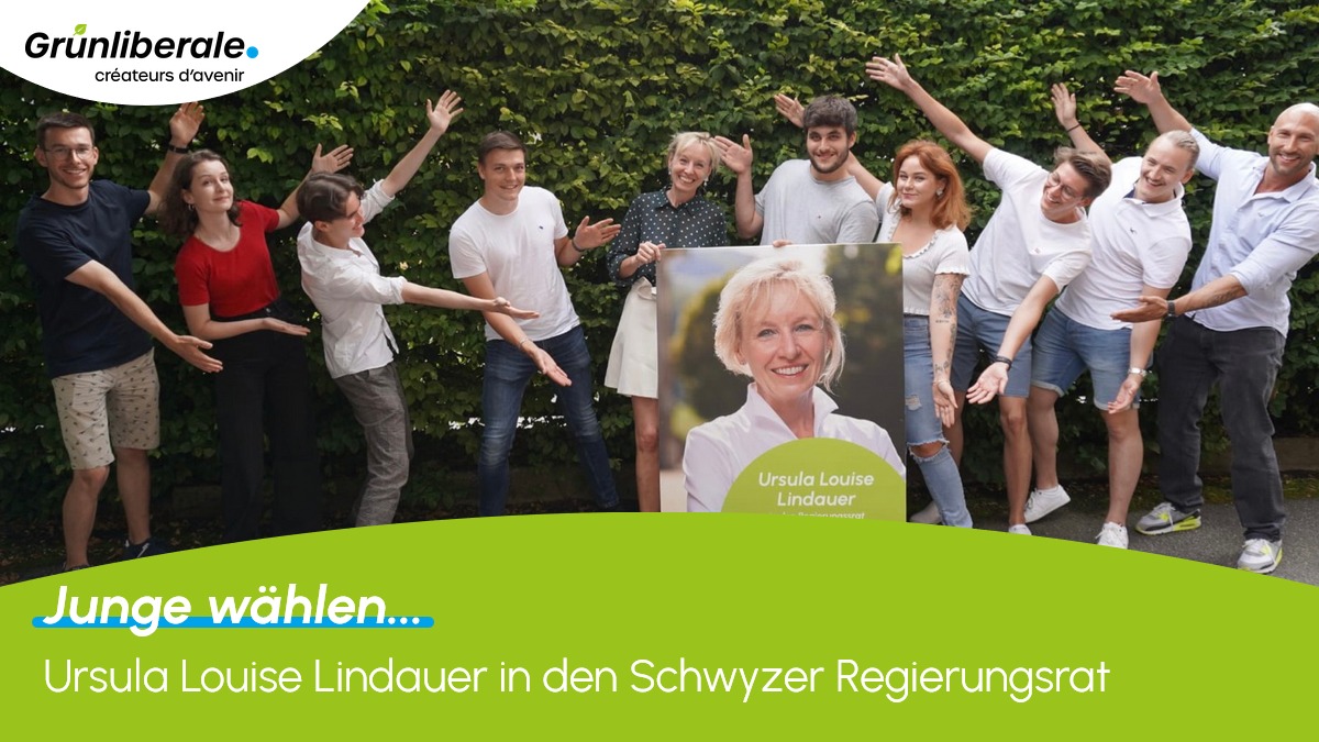 Junge wählen... #esistzeit für eine #grunliberale #Regierungsrätin im Kanton #Schwyz. #rrwahlen2022 #glpsz #zukunft #jugend
