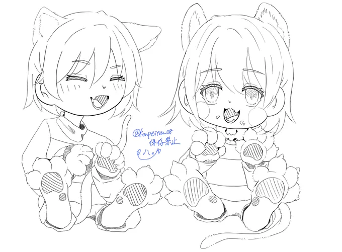 猫になったフリキャ
#undertale
#アンダーテール
#イラスト 