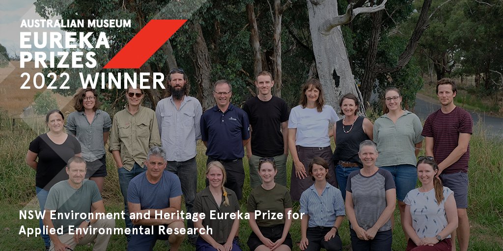 🏆 Sustainable Farms @SusFarms_ANU @ANUmedia is awarded the @nswenviromedia Eureka Prize for Applied Environmental Research. Learn more: youtu.be/1HIRY6D7OCo #EurekaPrizes