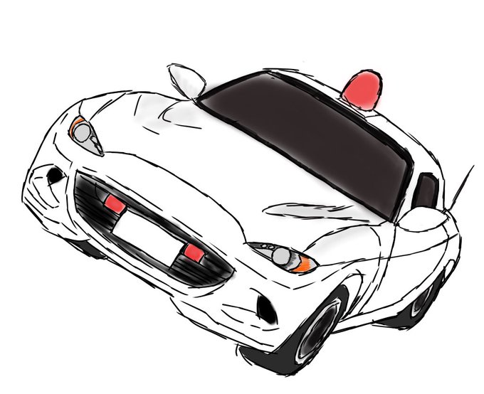 覆面パトカーのtwitterイラスト検索結果