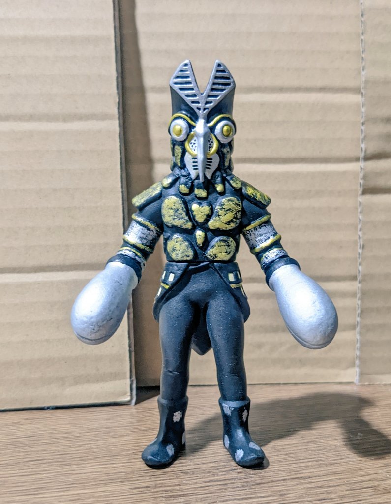 【当時もの】マルサン　ソフビ　バルタン星人　初代ウルトラマン 当時もの】マルサン ソフビ バルタン星人 初代ウルトラマン