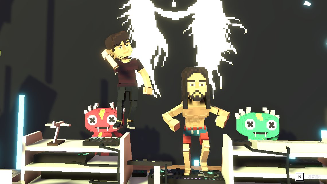 fman_gm's tweet photo. @TheSandboxGame @steveaoki I just participated in the #SandboxAlphaS3Giveaway for a chance to win 500 SAND! On stage with Steve Aoki, check out my screenshot below!
👇 https://t.co/ZclBkEQPZX