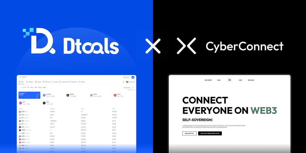 DBotWeb3's tweet photo. 🎉 We are thrilled to announce our partnership with CyberConnect @CyberConnectHQ 

✨Dtools - The Next Generation of Web3 Tools
more detail check here: https://t.co/xVme8gFoGw

3 CommonPass Airdrop!
✅RT, ❤️ &amp; tag 3 friends
✅Follow @CyberConnectHQ @DtoolsTeam

#Giveaway #Airdrop https://t.co/7MKJp4K06j