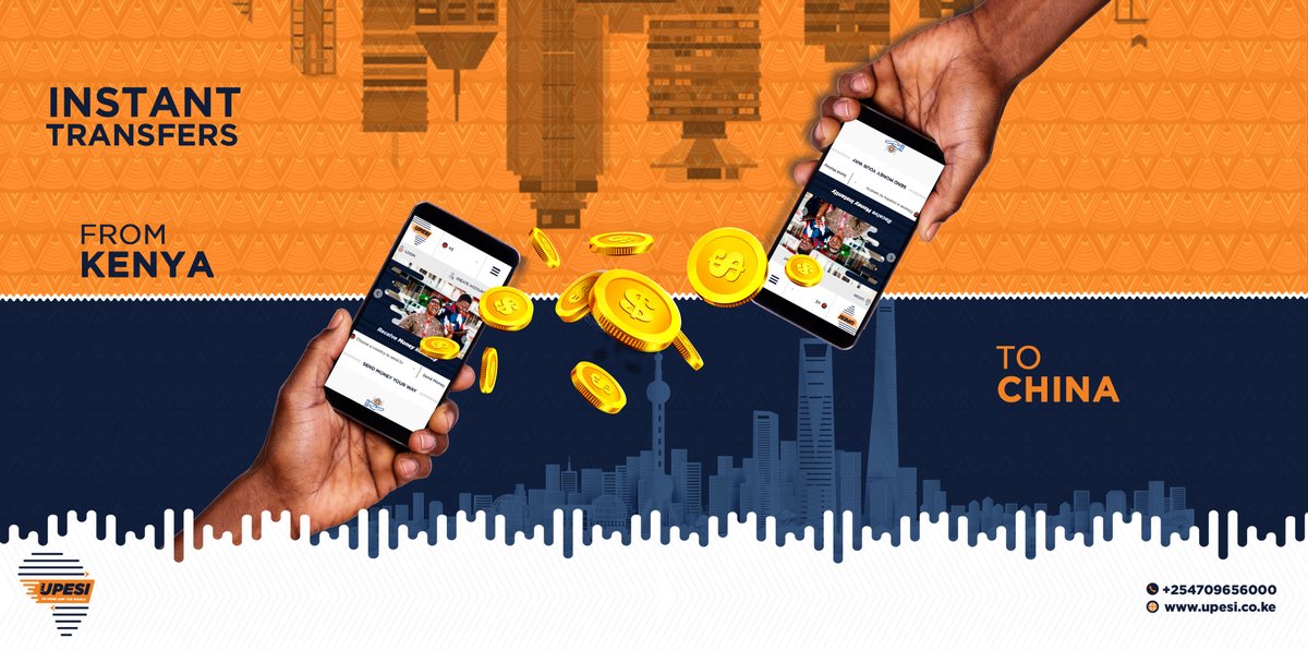 UpesiMoney's tweet photo. Whether it’s to support loved ones or for business purposes, you can send money from Kenya to China. Simply visit, https://t.co/PlgAktVZ2w or call us at 0709 656 000 and 0770 999 865 on WhatsApp.

#YourSwiftestPartner #ToHomeAndTheWorld #UpesiMoneyTransfer #SendMoneyChina #China https://t.co/BB6TGAgdZA