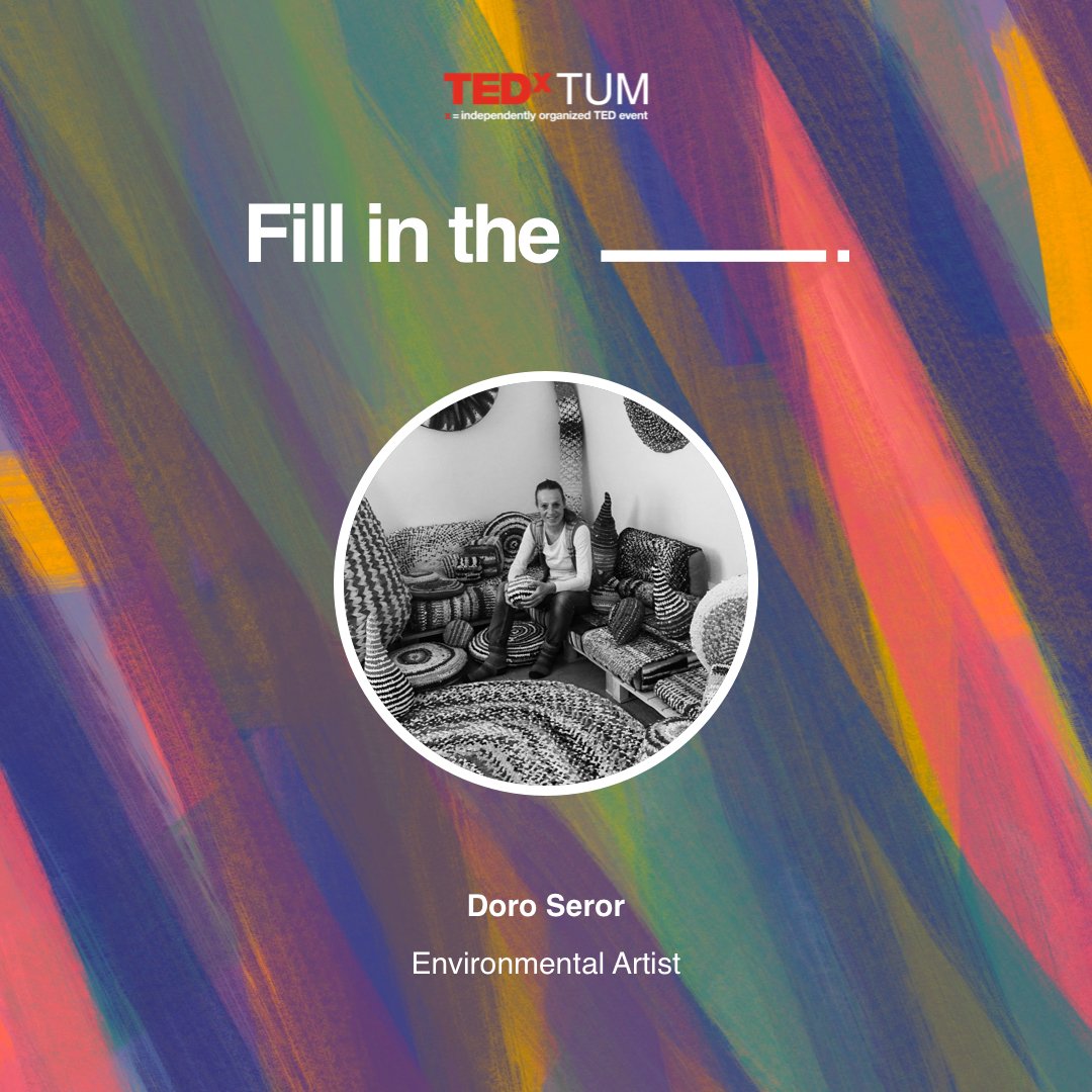 TEDxTUM (@tedxtum) on Twitter photo PERFORMER - Doro Seror is an environmental artist who truly encapsulates "everyday is a new beginning" in her life and art. She mainly focuses on sustainability and recycling in her artistic work to bring forth new creations.
Get tickets here: tedxtum.com/events/2022-fi… PERFORMER - Doro Seror is an environmental artist who truly encapsulates "everyday is a new beginning" in her life and art. She mainly focuses on sustainability and recycling in her artistic work to bring forth new creations.
Get tickets here: tedxtum.com/events/2022-fi…