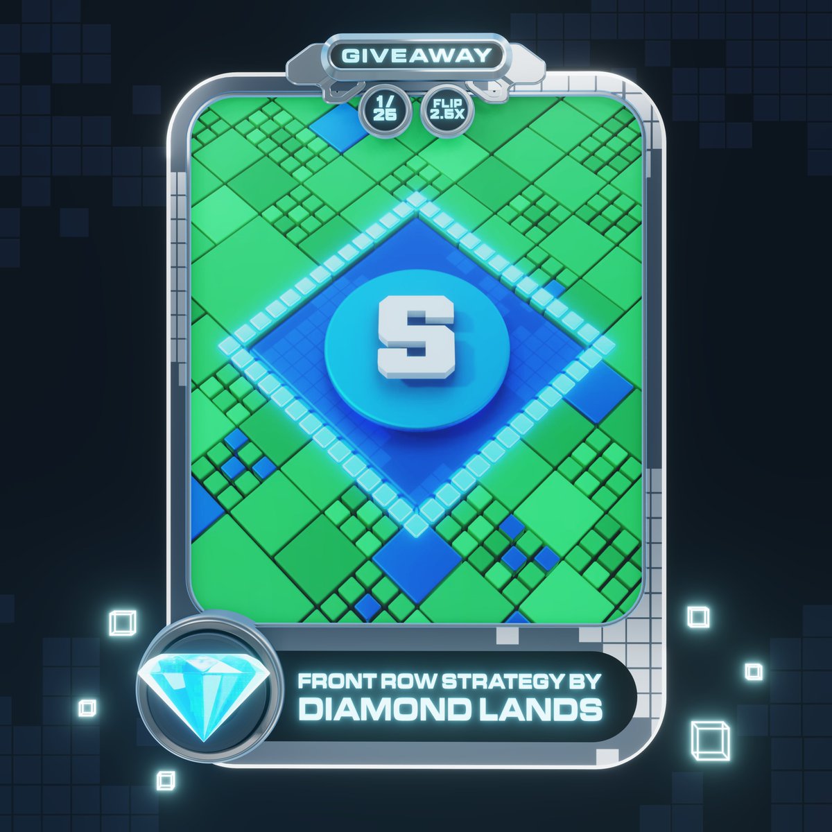 Diamond Lands #NFTGiveaway Announcement 💎🌏 

We randomly drew 5 addresses from those who minted in our first Vault and have sent these lucky frens a giveaway NFT. As a reminder, each NFT represents a 1/25 share of a Front Row Diamond Land 😉