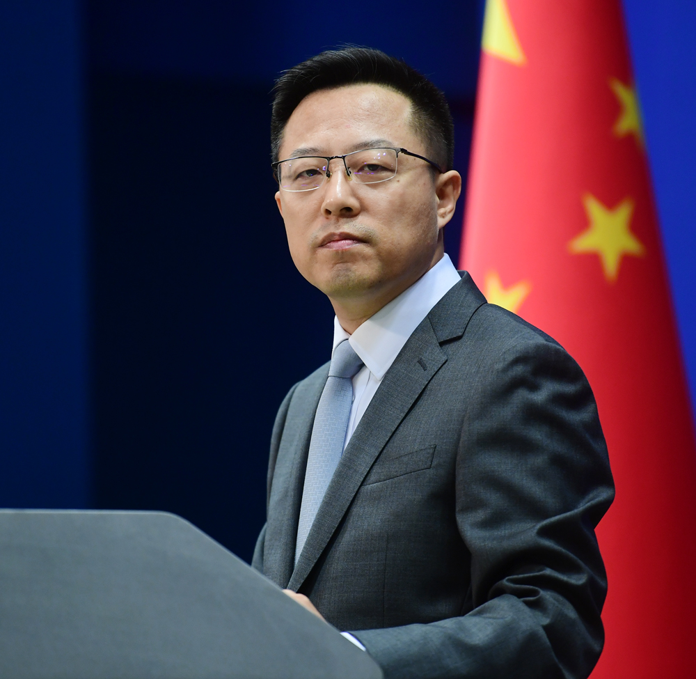 китай и россия 2022. си цзиньпин переизбран. чжао лицзянь официальный представитель мид китая. тасс кнр. чжао лицзянь официальный представитель мид китая.