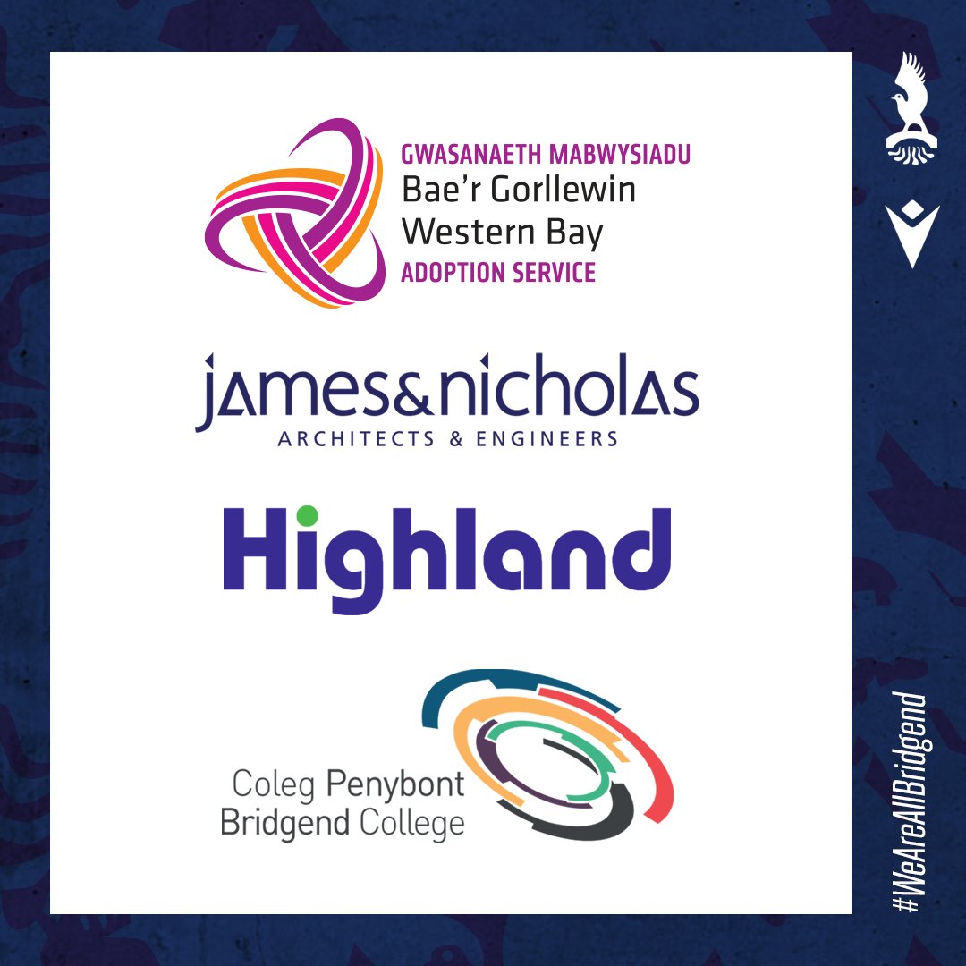 Bridgend Ravens are delighted to confirm that <a href="/BayAdoption/">Western Bay Adoption Service</a>, Highland Services, James &amp; Nicholas Architects &amp; Engineers and <a href="/BridgendCollege/">Coleg Penybont | Bridgend College</a> will all feature on the playing kit ahead of the new season.

bridgendravens.co.uk

#WeAreAllBridgend
🔵⚪️
