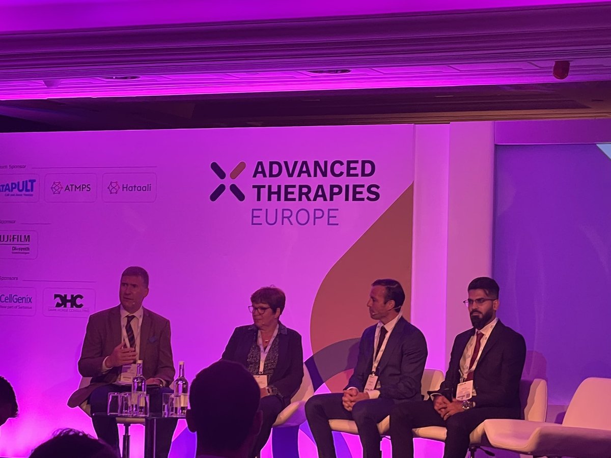 Auchen's tweet photo. Fantastic start to @Phacilitate Advanced Therapies Europe 2022. Pamela Tranter from @UCLTRO up now discussing alternative funding for advanced therapies with @TCBioPharm @FreemindGrp . #ATE2022 #AdvancedTherapies https://t.co/FXTww14dnl