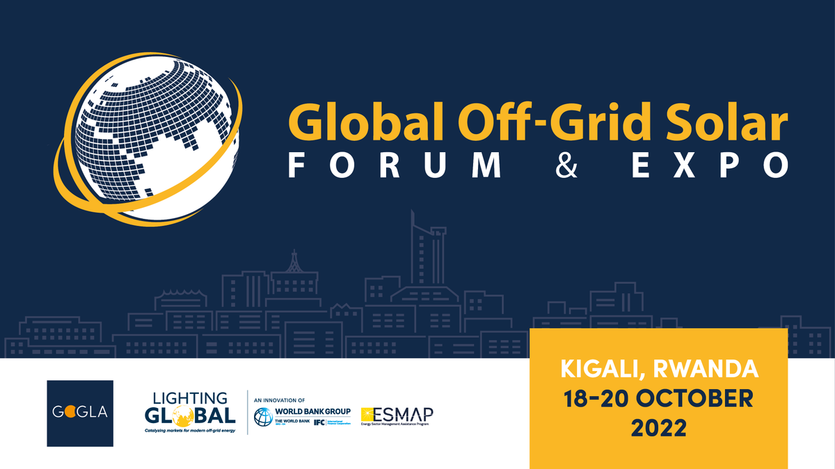 GOGLAssociation's tweet photo. The agenda for the 2022 edition of the #offgridsolarforum is out!

Get an overview of what topics to expect this year, as we expand our focus beyond #energyaccess, to relevant neighboring sectors. 

Take a look at the agenda &amp; register today: https://t.co/S6PkPY9S4h https://t.co/WbwPJTbkcR