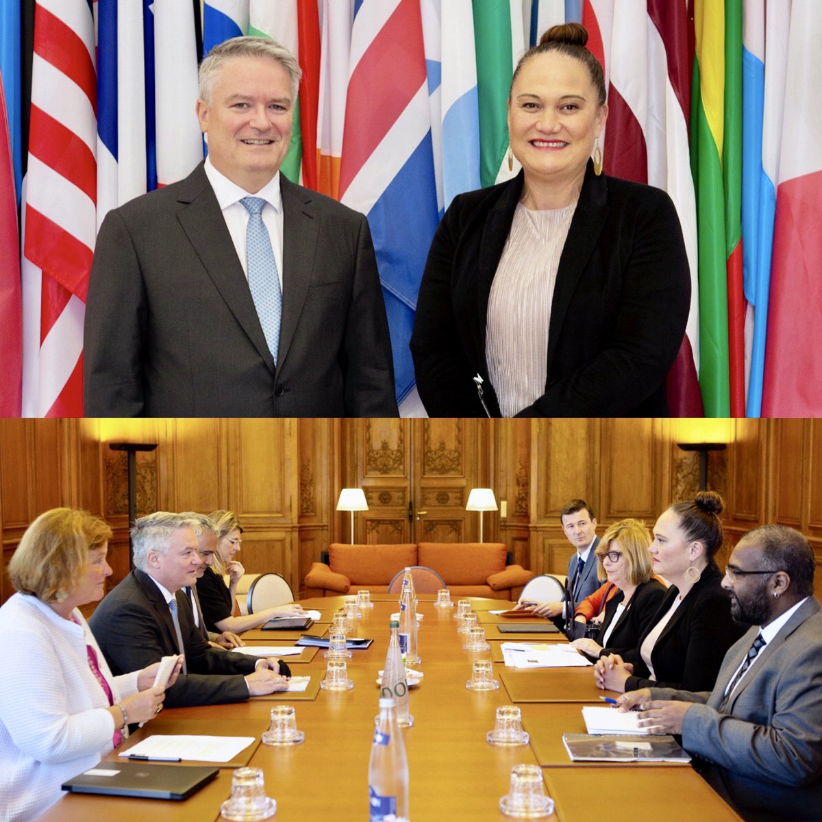 Very good meeting with NZ Minister for Social Dev &amp; Employment <a href="/CarmelSepuloni/">Carmel Sepuloni</a> today.

🇳🇿 secured strong jobs recovery in wake of pandemic with historically low unemployment @ 3.3%. 

Good opportunity to discuss policy reforms to meet short &amp; longer term labour market challenges.