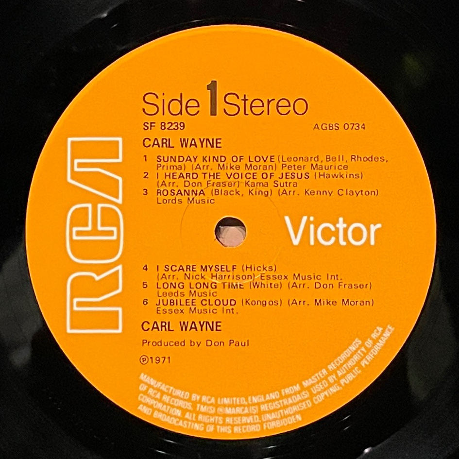MILEHIGHCLUB202's tweet photo. ほなLPいこか
CARL WAYNE / CARL WAYNE [’72 RCA Victor --- SF 8239]
#CarlWayne #IllBeGoingBackHome #DavidGates #DonPaul #DonFraser #DustySpringfield #TheMove #vinylbar #recordbar #レコードバー #mhc31082022
https://t.co/EAUYZ34Isu https://t.co/uQ1bbXPpDS