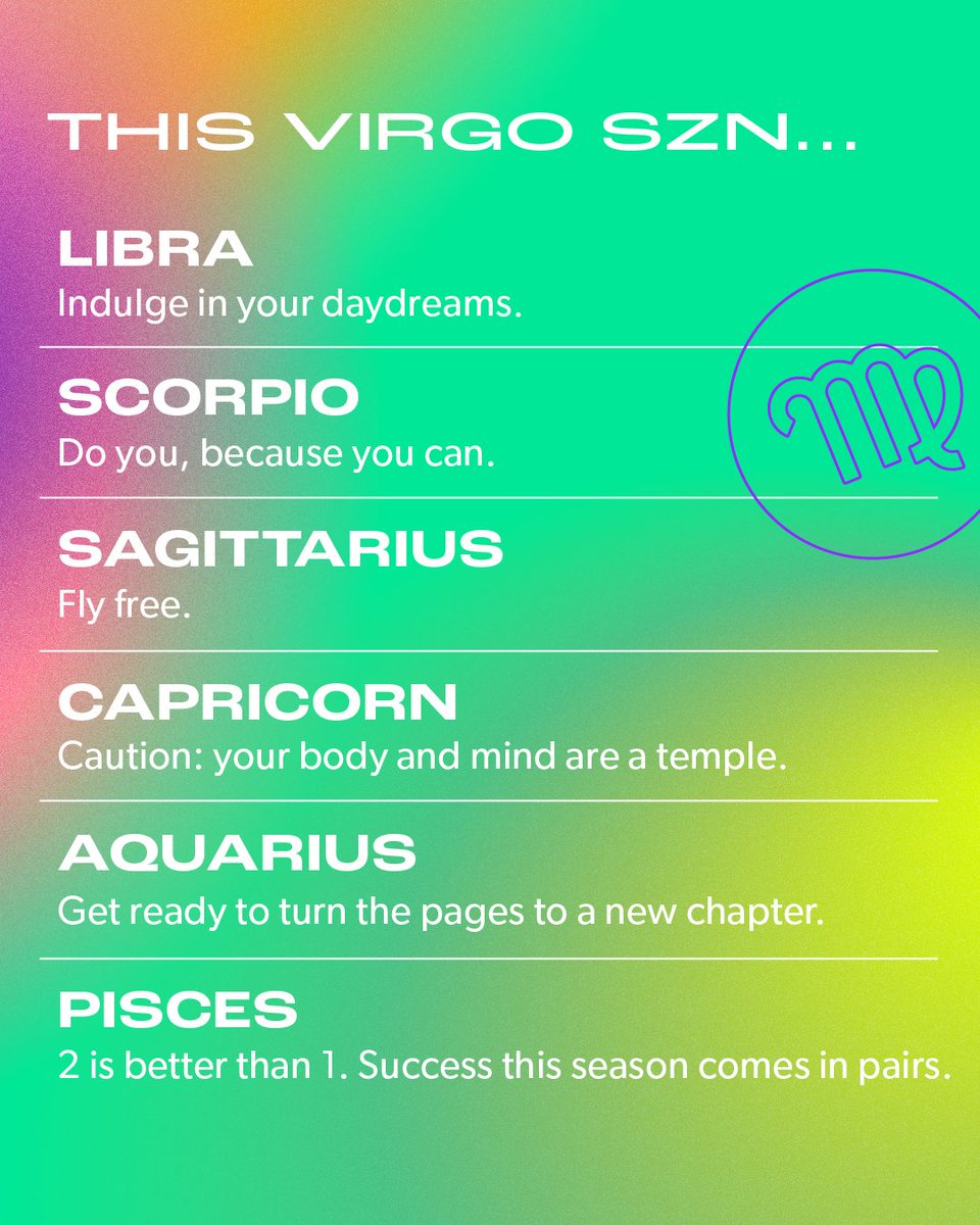 discussionbox's tweet image. VIRGO SEASON is here! ♍

*Waves goodbye to my summer era*  

#VirgoSeason