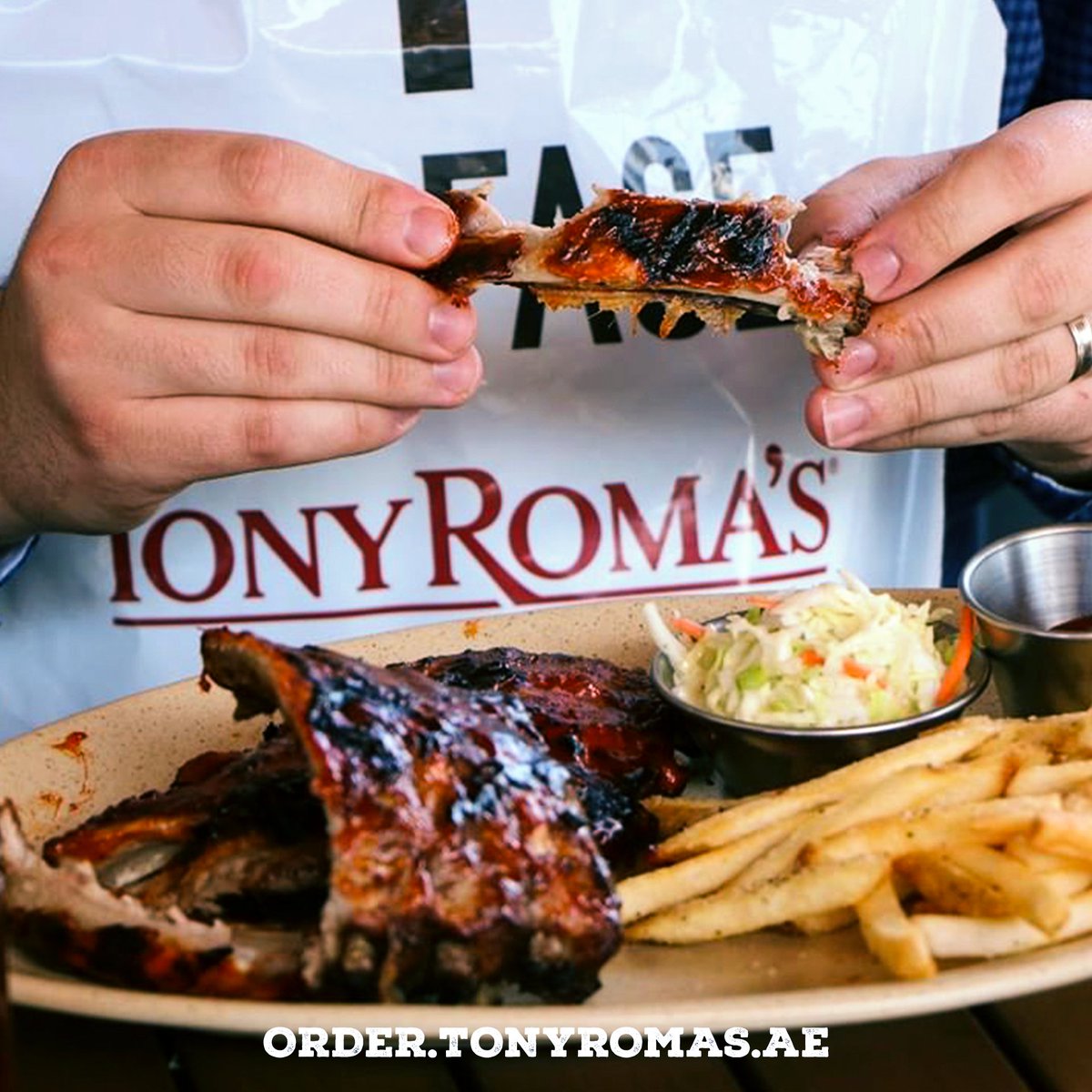 tonyromasuae's tweet photo. In the mood for grills? We've got fire-grilled everything ready for you! 🥩👌🏻 Dine in or deliver it to your doorstep and get a 30% discount (link on bio).

#tonyromasuae #steak #grill #ribsribsribs #beefribs #ribsteak #steakhouse #food #foodporn #foodie #meat #bbq #beef https://t.co/SfbY200hJh