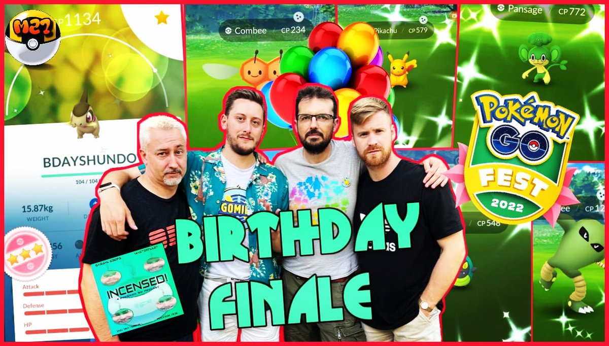 Masterful_27's tweet photo. 🎂 BIRTHDAY VLOG UP 🎂
✨️ GO-FEST FINALE
Come join me and the @IncensedPodcast gang for a fun filled shiny Go Fest Finale event!
👉 https://t.co/a6lArBJIBC
#PokemonGo #GoFestFinale #Birthday #YouTube #Premiere #PokemonGoFestFinale #London https://t.co/YdGv9v3tm2