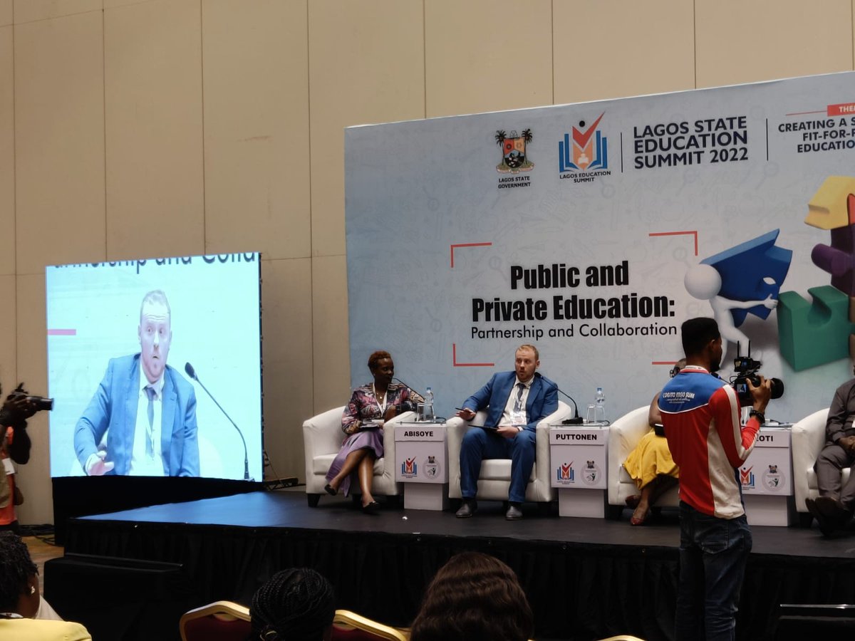 SPuttonen's tweet photo. In the framework or MoU between City of Tampere, Finland and Lagos State, Nigeria re-thinking #education at #LagosEducationSummit. #21stcenturyskills #publicprivate #educationfinland @BusinessTampere https://t.co/MaL4mIJiQx