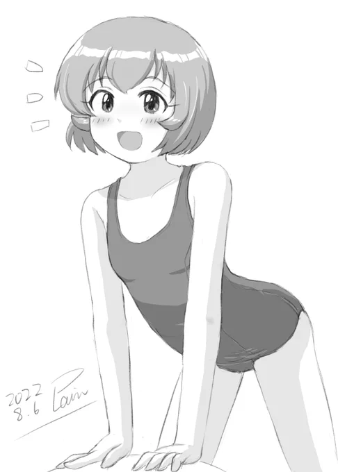 #今月描いた絵を晒そう 

今月は4枚～

夏という季節がおいらを開放的にしたのさ!的な絵が多いですね(汗

#古賀小春 