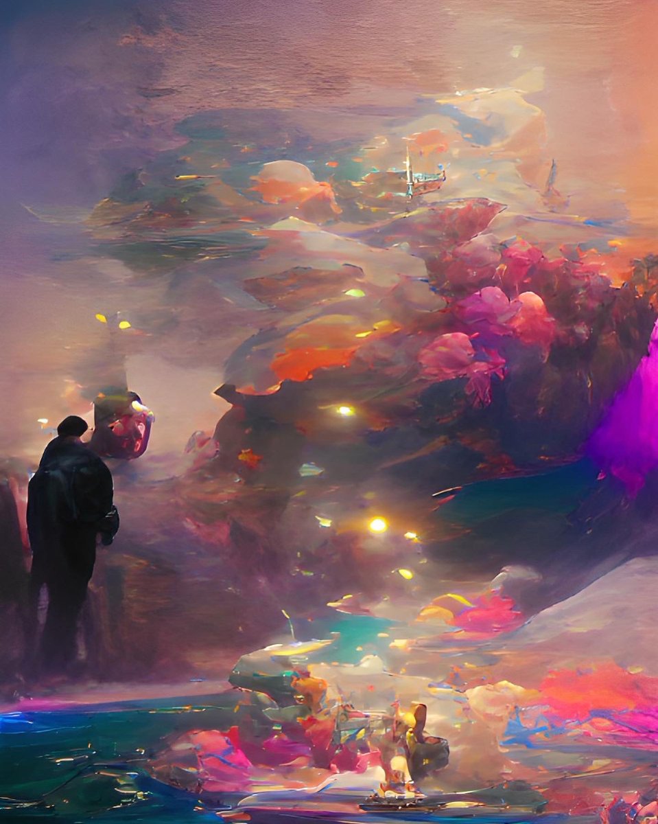 exartacio's tweet photo. Glad to present my first double painting 🖼️ named “Look into your future”. It’s about you and me and everyone else.

#characterdesign #iarted #digitalillustration #artistssupportartists #angels https://t.co/zzQ8JyYl4w