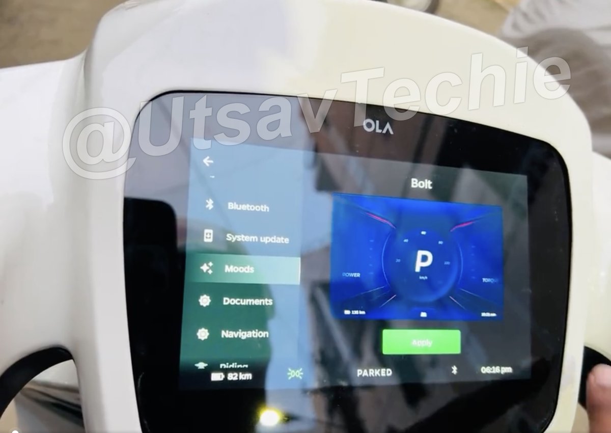 utsavtechie's tweet photo. The Very First Look at Move OS 3 running on OLA S1

Features: Moods (Different Themes 3 As of Now)
Store Documents
Auto brightness
Riding Features like Proximity, fall detection etc.

It is on OLA S1 it means S1 Pro &amp; S1 Both will get all these features in update this Diwali https://t.co/FeN6tadmBP
