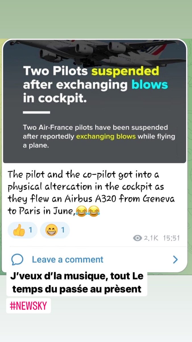 timnjiru's tweet photo. J’veux d’la musique, tout Le temps du pasśe au prèsent
#NewSky 😎
#ComeFlyWithMe #Aviation #ITFAviation #Pilotlife #AvGeek #CrewLife #Pilot #Runways #KenyanPilot #CoPilot #3Bars #ToTheSkies #Airport #Airtraffic #AirtrafficControl #FlyDay #PilotsOfInstagram #AvGeek #FlyGuy https://t.co/JO9PvU2WLn