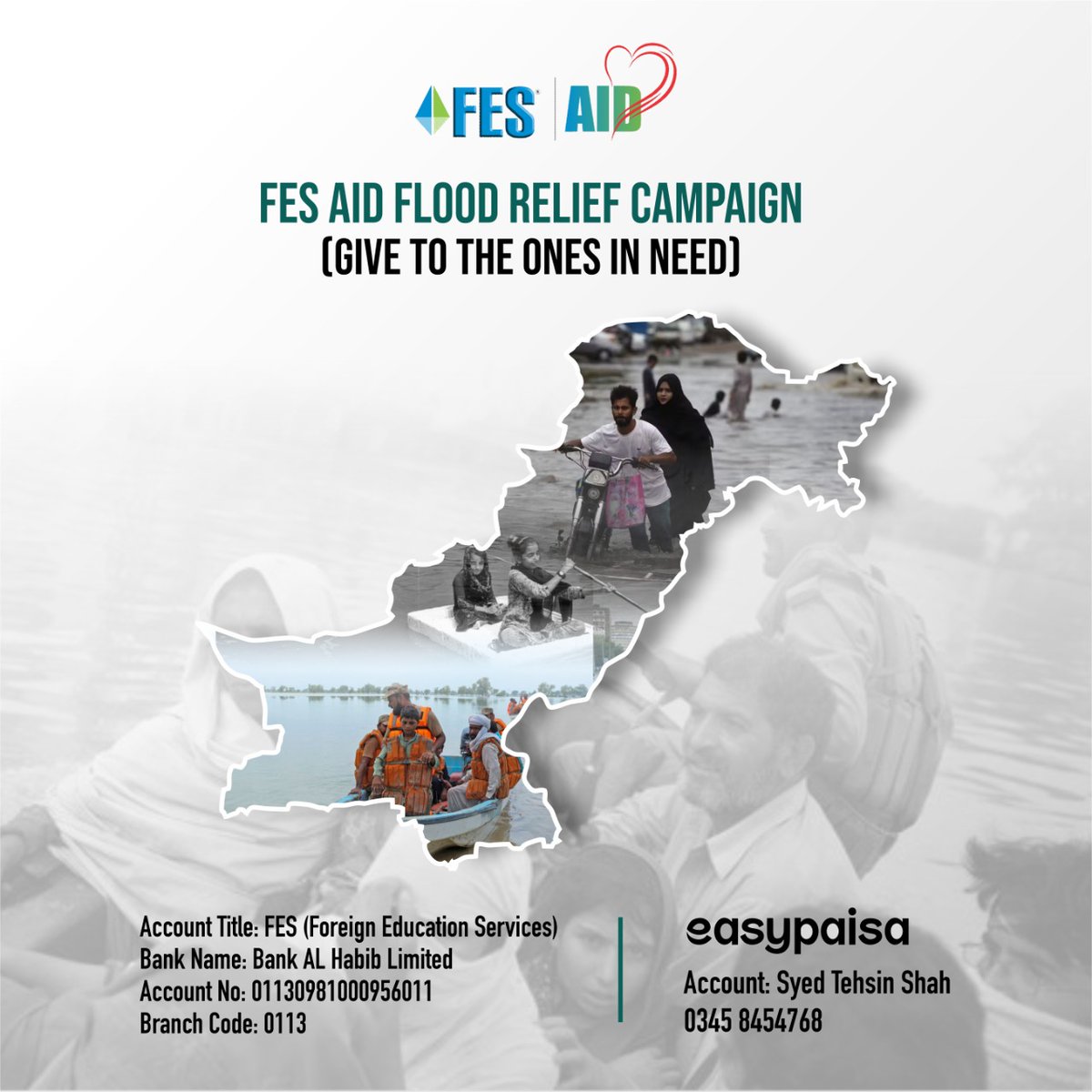 FESConsultants's tweet photo. We're Collecting donations other than cash too. You can drop any item for donation at your nearest FES branch.
Timings: 11AM - 4PM
FES branches are in:
Lahore | Rawalpindi | Peshawar | Mardan | Karachi | Abbottabad

#fesaid #FloodsInPakistan2022 #FloodReliefFund2022 #donate #help https://t.co/22OfMmCYNZ