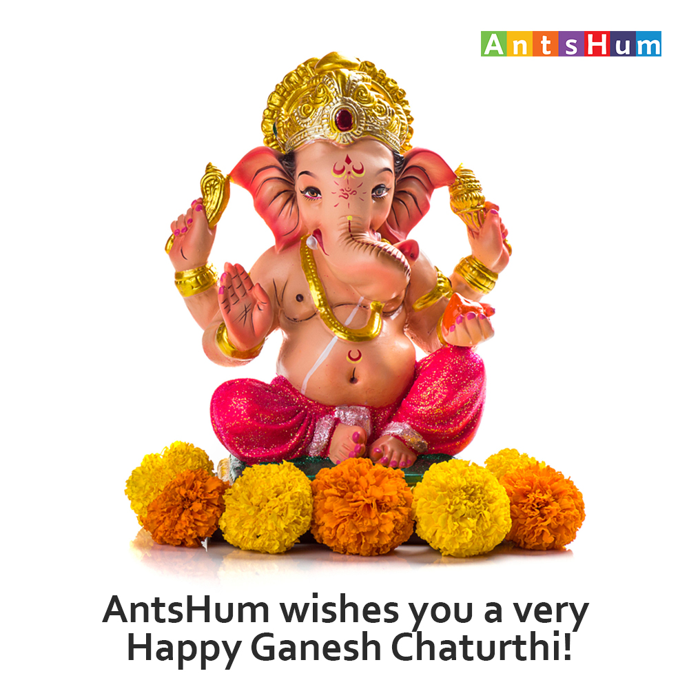 AntsHumCo's tweet photo. AntsHum wishes you a very Happy Ganesh Chaturthi!  
#GaneshChaturthi  #गणेश_चतुर्थी  #गणपति बप्पा  #श्री गणेश  #vinayakachavithi #Ganesha Ganapathi https://t.co/VHlaxkEYtt