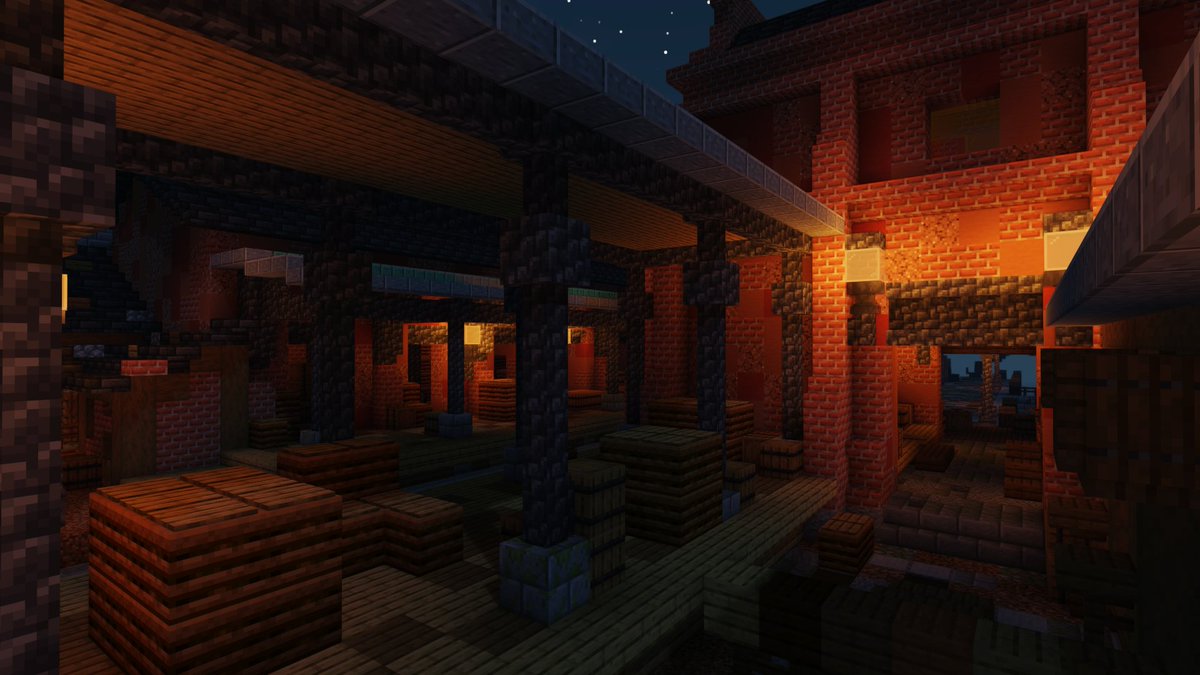 AlteaReborn's tweet photo. Un quartier de la Nouvelle Altéa, au crépuscule 👀.
#minecraftbuild #MinecraftServer #RolePlay #minecraftserveur https://t.co/LIECoyErxL