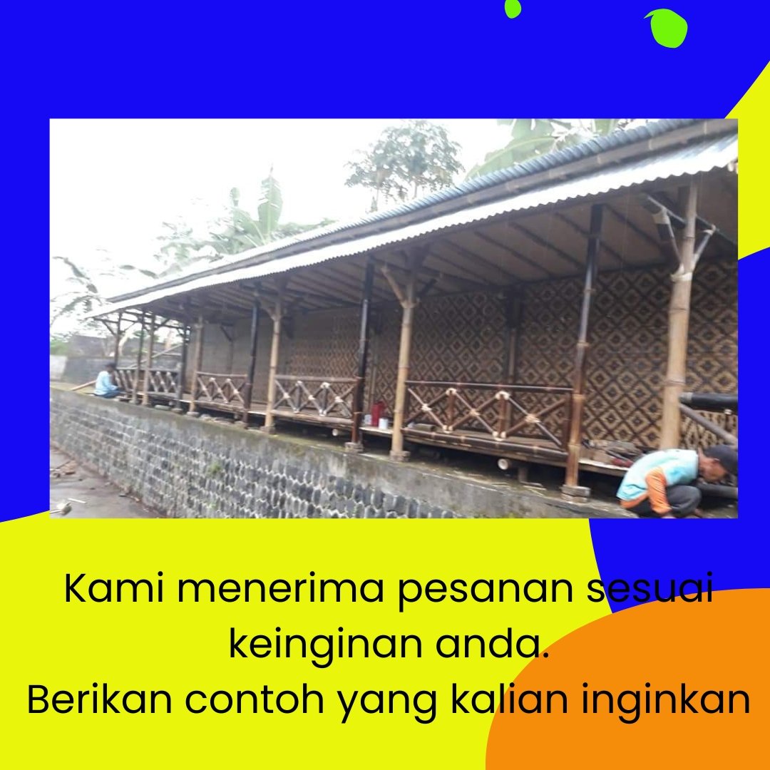 AdiGalleryBambo's tweet photo. rumah bambu asri,rumah bambu anyam,atap rumah bambu,anyaman rumah bambu,rumah bambu bali
 
Adi Gallery Bamboo, 0852-9177-8423 pertama di dunia rumah bambu adat sunda Jakarta
 
#bamboohouse #warungbambu #rumahmakanbambu #bambu #bamboodesign #arsitekturbambu #desainbambu #gazebo https://t.co/pwfT61367X