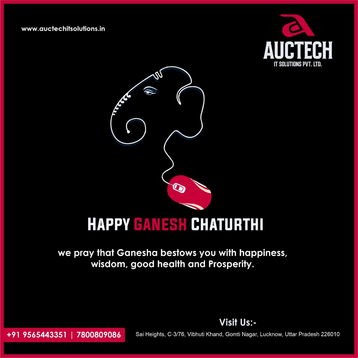 auctech_it's tweet photo. Wishing you a Happy Ganesh Chaturthi. May the grace of Lord Ganesha enlighten your lives and bless you and your loved ones.
.
.
.
#ganeshchaturthi #happyganeshchaturthi #GaneshChaturthiSpecial #festival #festive #Festival2022 #auctech #auctechitsolutions #3dwalkthrough https://t.co/qHa541Kmji