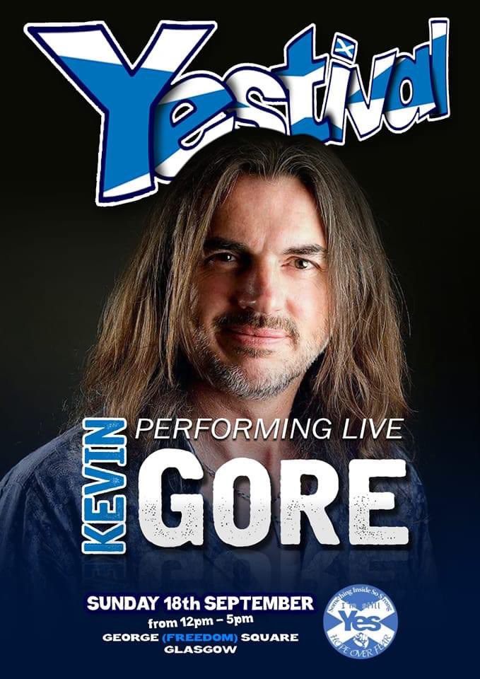Kevin Gore is performing at #Yestival - more announcements imminent!