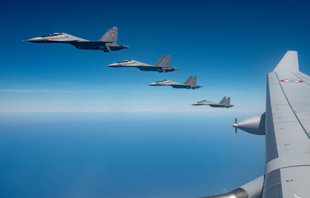 #ExPitchBlack22

With the exercise into its second week, the #IAF contingent is into the next phase of exercise flying.

This week our aircraft will fly by day &amp; night; simulating complex aerial combat scenarios alongside multiple aircraft of other nations.