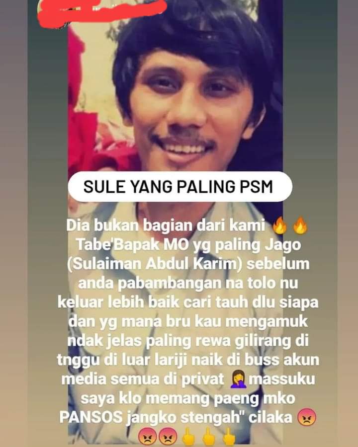 Maumaumu's tweet photo. Si Paling @PSM_Makassar MO yang harusnya lebih bijak malah kelakuan bejak. Tidak begitu tonji juga kalau mau jilat Management cess.. 10x Kau peduli PSM, Supporter 1000x lebih peduli..
.
PECAT ATAU UNDUR DIRI https://t.co/jPmH5kUWmq