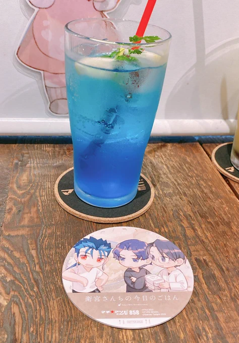 店内にもイラスト飾ってくれていました 