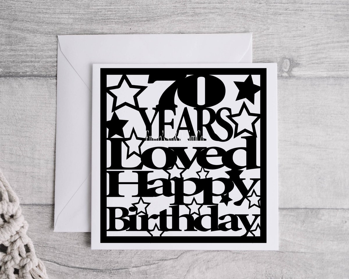 EmmaArt76030888's tweet photo. Excited to share the latest addition to my #etsy shop: Happy Birthday 70th Card SVG, Happy 70th Birthday svg, Birthday Card svg, Birthday Cut File, Birthday Card for CricutSvg #birthday #happybirthdaycard #birthdaycardsvg #cardsvg #birthdaycutfile https://t.co/Chvrqhz5A3 https://t.co/U0kzQxTSte
