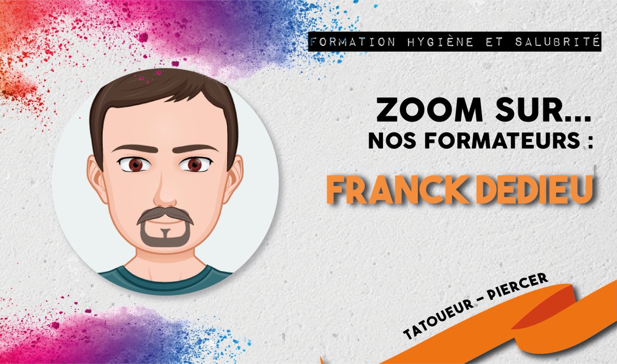 Dopamineform's tweet photo. Franck DEDIEU, fort de 30 ans d’expérience dans le milieu du tatouage 🙎‍♂️ 
Formateur sur notre formation hygiène et salubrité à Labège, il vous enseignera comment appliquer les bonnes pratiques d’hygiène 👌 

➡️  Plus d'infos : https://t.co/e28qDdQbEl https://t.co/ln9loObwQx