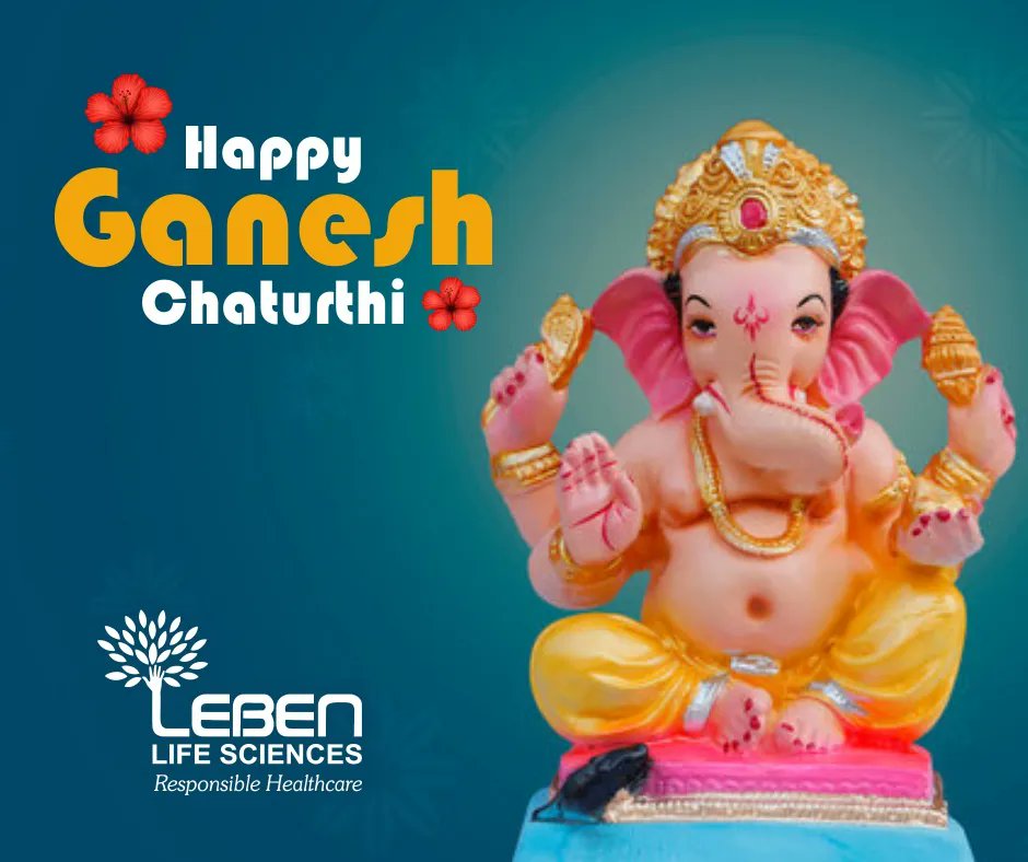 LebenLifeSci's tweet photo. Happy Ganesh Chaturthi
#GanaptiBappaMoriya #ResponsibleHealthcare https://t.co/tTHEpXfRC5