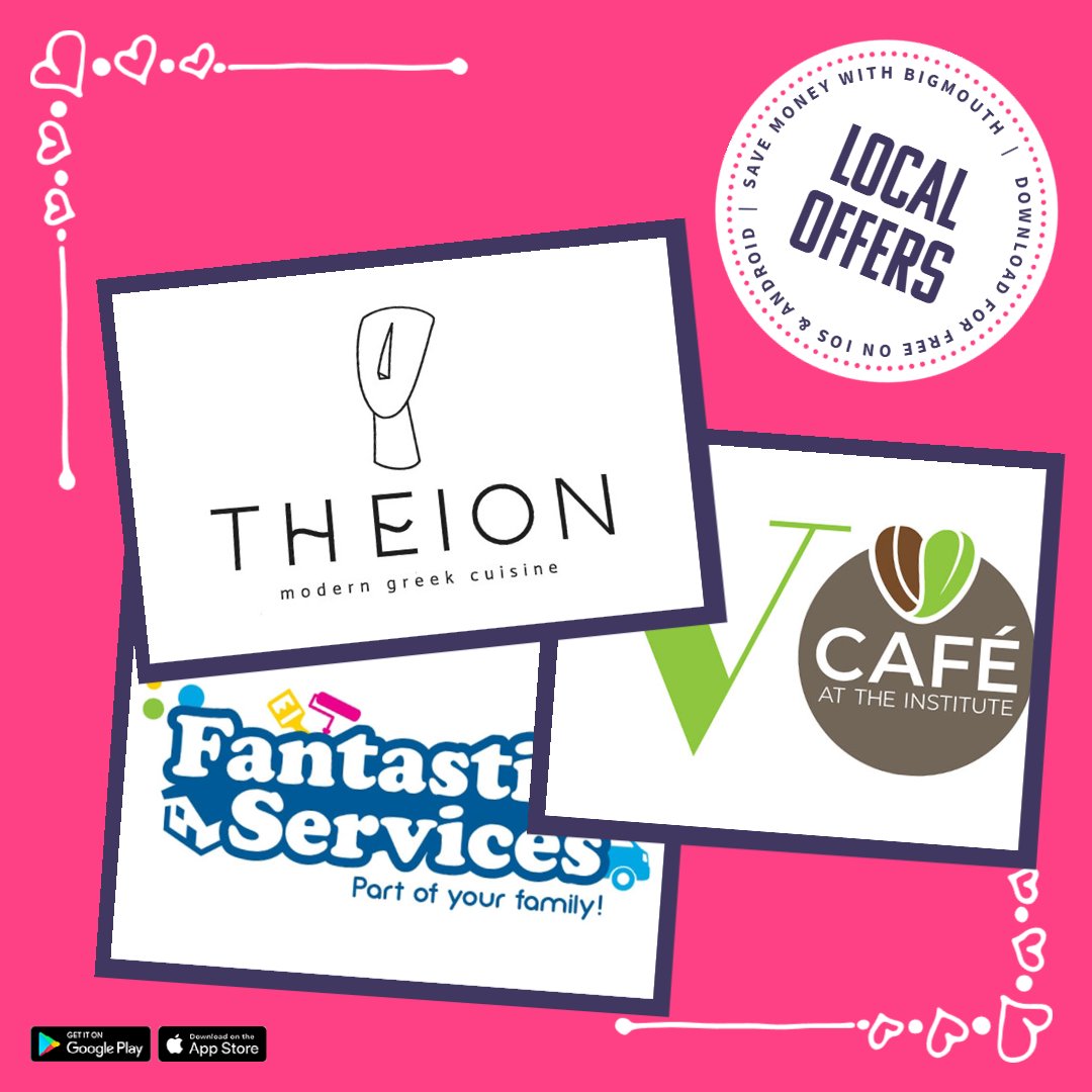 GuildfordBig's tweet photo. * Bigmouth Offer Focus *
@Fantastic Services - £20 Off
Theion - Lunchtime Special
V Café - Free Coffee
#Guildford #Surrey #SupportLocal #LocalOffers #Discount #LocalOffersForLocalPeople #LocalBusiness #IndependentBusiness #LocalFood #LocalLove #LocalLife https://t.co/FOrybgDtuT