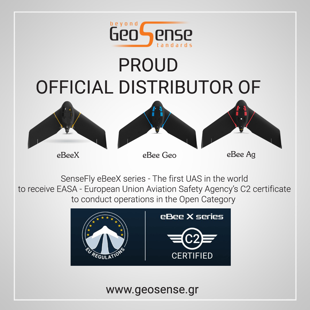 GEOSENSE_GR's tweet photo. GeoSense is proud to be the official distributor of #senseFly #eBeeX series #drones, the first UAS in the world to receive EASA - European Union Aviation Safety Agency’s C2 certificate to conduct operations in the Open Category.
👉Read more: https://t.co/axMLQJlM1s
#geosensegr https://t.co/mFrdBpp1vx