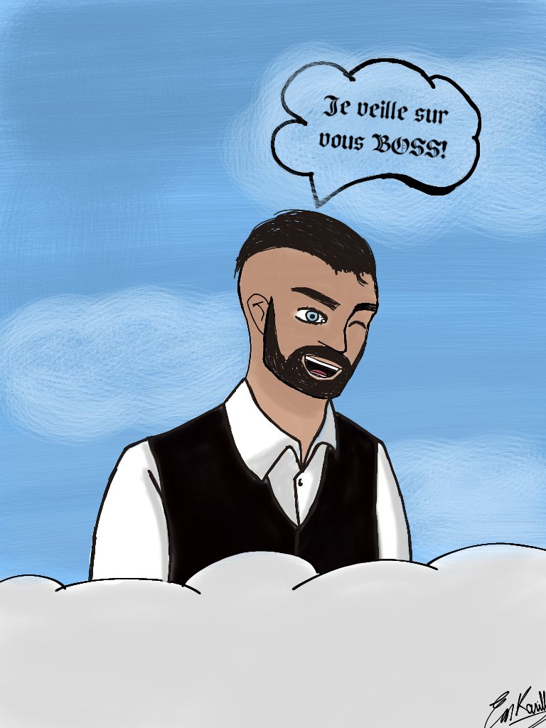Petit dessin suite au live d'hier d'@AlexclickTv en hommage à Ben Riggs ( @GenoDahood9 ) de la Mano 🥺❤️ #GTARP #21jumpclick