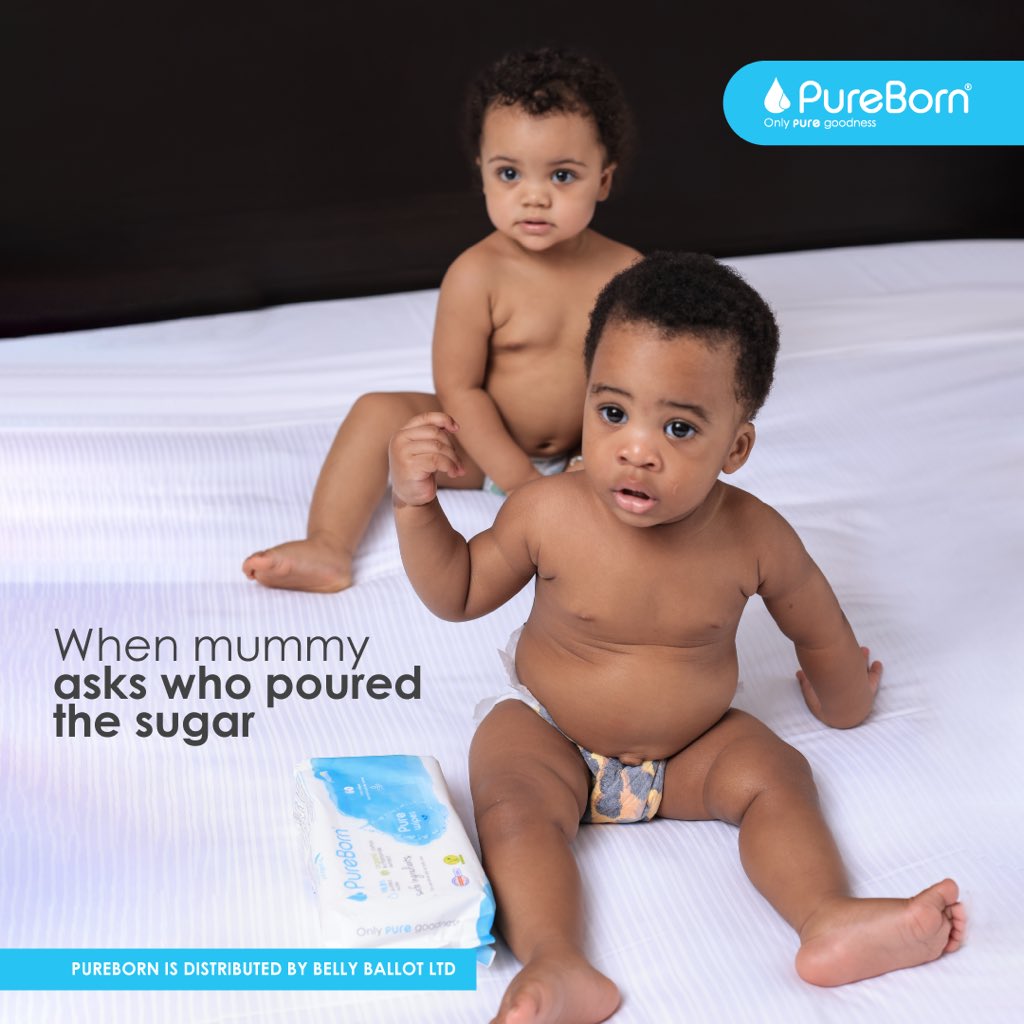 bellyballotug's tweet photo. We all have that one baby with the cutest guilty face🤭. In the comment section share with us an incident when you caught them red handed😂.
#OnlyPureGoodness https://t.co/1az6oD30OA