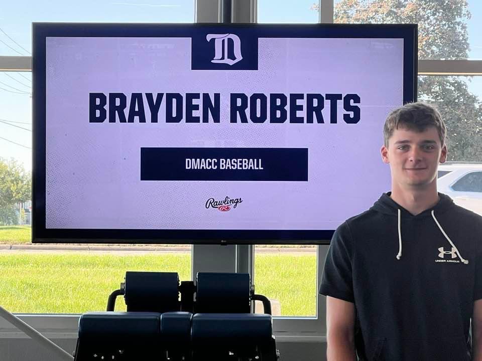 jtroberts76 (@jtroberts76) on Twitter photo Brayden had his first college visit today. Thanks to the <a href="/DMACCBaseball/">DMACC Baseball</a> staff for taking the time to talk about the program & showing us around. <a href="/Brayden_Rob05/">Brayden Roberts</a> <a href="/IowaSticks/">Iowa Sticks Baseball</a> <a href="/GCRamsBSBL/">Greene County Rams Baseball</a> Brayden had his first college visit today. Thanks to the <a href="/DMACCBaseball/">DMACC Baseball</a> staff for taking the time to talk about the program & showing us around. <a href="/Brayden_Rob05/">Brayden Roberts</a> <a href="/IowaSticks/">Iowa Sticks Baseball</a> <a href="/GCRamsBSBL/">Greene County Rams Baseball</a>