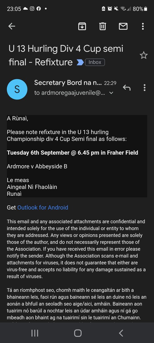 DeiseUnderage's tweet photo. PLEASE NOTE; Re-fixture (following agreement by both clubs and the board) Re @DeiseInDub U-13 Div. 4 Co. Hurling C'ship Cup SEMI-FINAL; @ardmoregaa Vs. @AbbeycourtyGAA1 "B" 

@WaterfordGAACG @WaterfordGAA @west_waterford @EastDeiseGAA @wlrfm #GAA #BordnanÒg https://t.co/NkBD80Z7qE