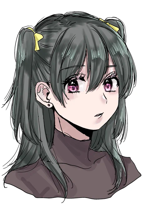 顔アップ 